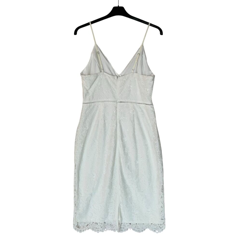 Lace Sheath Midi Dress Pencil Sexy - Picture 8 of 11